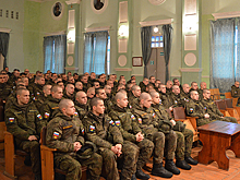 Военнослужащие Военной академии ВКО приняли участие в праздничных рождественских мероприятиях