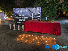 Мемориал памяти жертв стрельбы в школе Ижевска появился у входа в парк Горького в Ростове