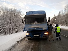В Челябинской области ГИБДД просит водителей большегрузов не выезжать со стоянок