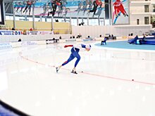 Конькобежка Воронина получила из США табличку с указанием своего рекорда