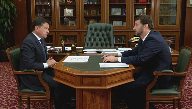 Глава Бронниц отчитался Андрею Воробьеву о результатах работы в 2017 году