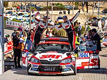 Николай Грязин завоевал первый подиум в WRC2