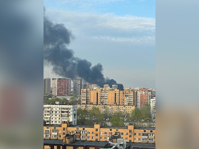 Пожарные ликвидировали открытое горение на востоке Москвы