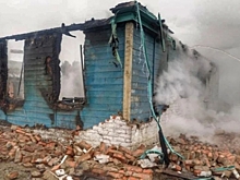 В Волгоградской области при пожаре погибла женщина