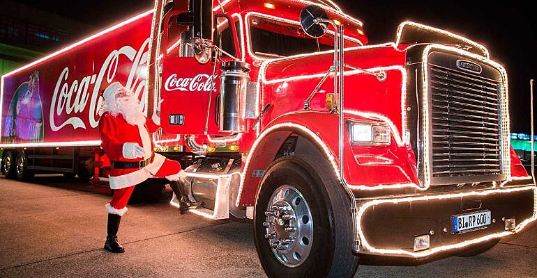 Новогодний автокараван Coca-Cola снова путешествует по стране