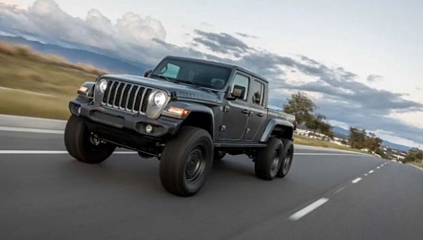 Представлен Jeep Gladiator с колёсной формулой 6X6