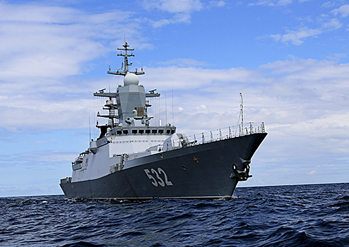 По итогам года лучшим в ВМФ стал корабль связи Балтийского флота «Федор Головин»