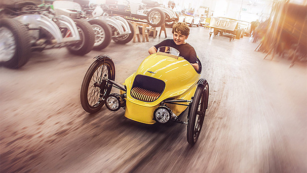 «Морган» сделал электрический трехколесник для детей