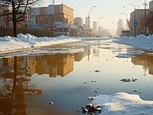 Новосибирцы нашли в городе лужи в середине зимы
