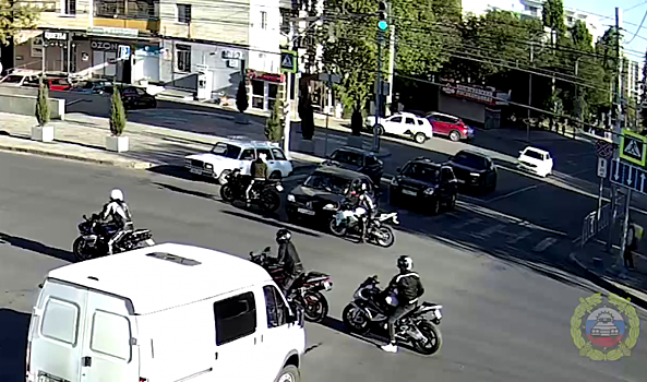 В Волгограде наказали перегородивших дорогу байкеров