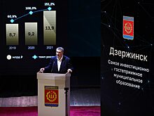 Опубликованы фото отчёта главы Дзержинска Ивана Носкова о работе за 2021 год
