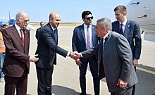 Рустам Минниханов прибыл в Азербайджан