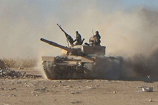 Уничтожение сирийского танка ракетой попало на видео