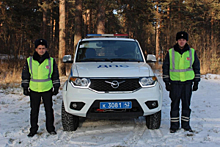 В Гурьевском районе Кемеровской области полицейские спасли замерзавшего в лесу мужчину