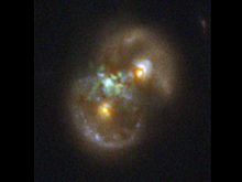 Впервые зафиксирована «убегающая» сверхмассивная черная дыра