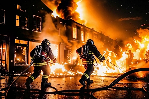 В Новосибирске полыхает склад: что известно к этому часу