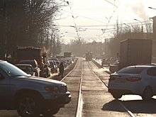 В первый день зимы на дорогах Волгограда образовались пробки