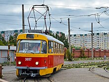 Трамвай «Татра-Т3» установили в районе станции метро «Курская»