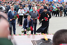 День Победы. На Соколовой горе в Саратове почтили память погибших