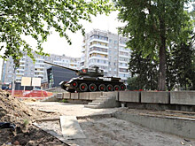 Благоустройство у танка «Иркутский комсомолец» завершат к концу октября 2025 года