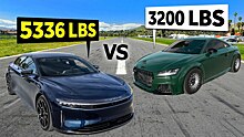 Видео: стандартный Lucid Air бросил вызов доработанной Audi TT RS