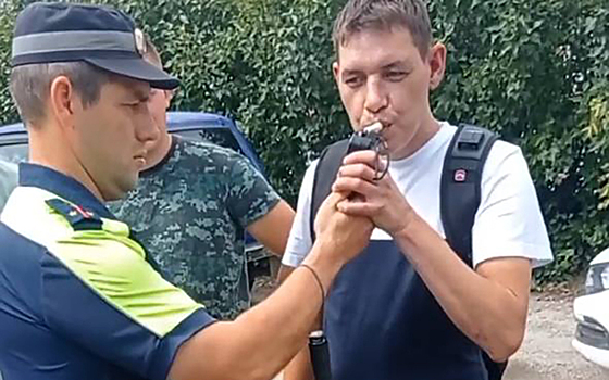 В Ряжском районе остановили 35-летнего пьяного водителя