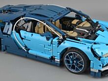 Самый быстрый Bugatti Chiron из Lego разлетелся на куски при установлении рекорда