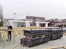 Фонтан в центре Пензы готовят к зиме