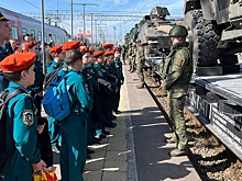 Жители Уфы посетили агитпоезд Минобороны РФ с трофеями СВО