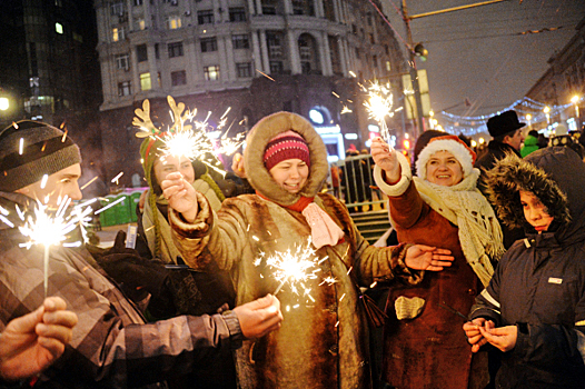 Россияне лихо встретили Новый год