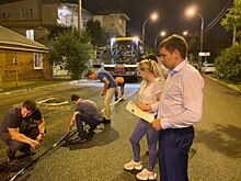 В Краснодаре сделали ремонт дороги с внедрением инновационных материалов