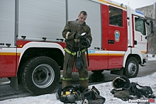 В Иркутске произошел пожар в строящемся доме