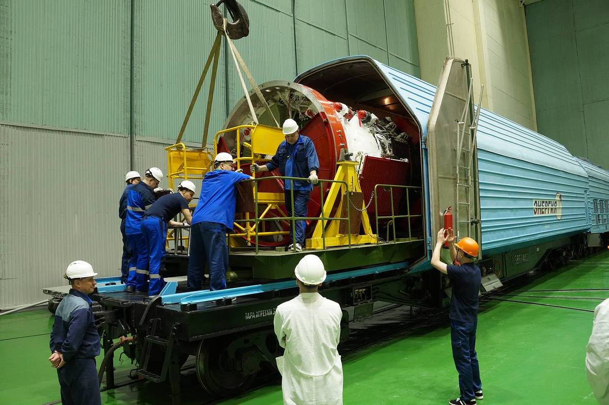 На Байконуре заправят Прогресс МС-30