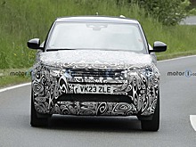 Обновленный Range Rover Evoque засветился на испытаниях