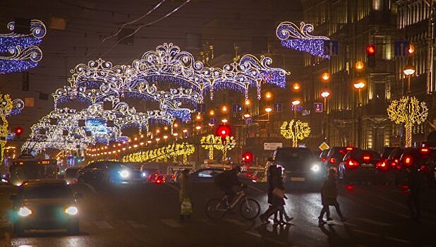 Новогодний трамвай запустят в Санкт-Петербурге