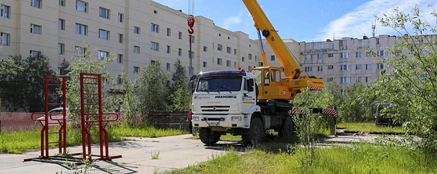 В Надыме начали строительство многофункционального спортивного парка