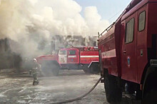 Во Владикавказе горит завод «Электроцинк»