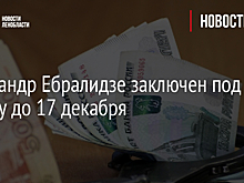 Александр Ебралидзе заключен под стражу до 17 декабря
