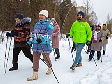 В Измайлове начался цикл занятий скандинавской ходьбой