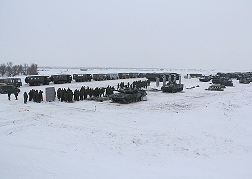 На полигоне в Волгоградской области подвели итоги сбора руководящего состава общевойсковой армии