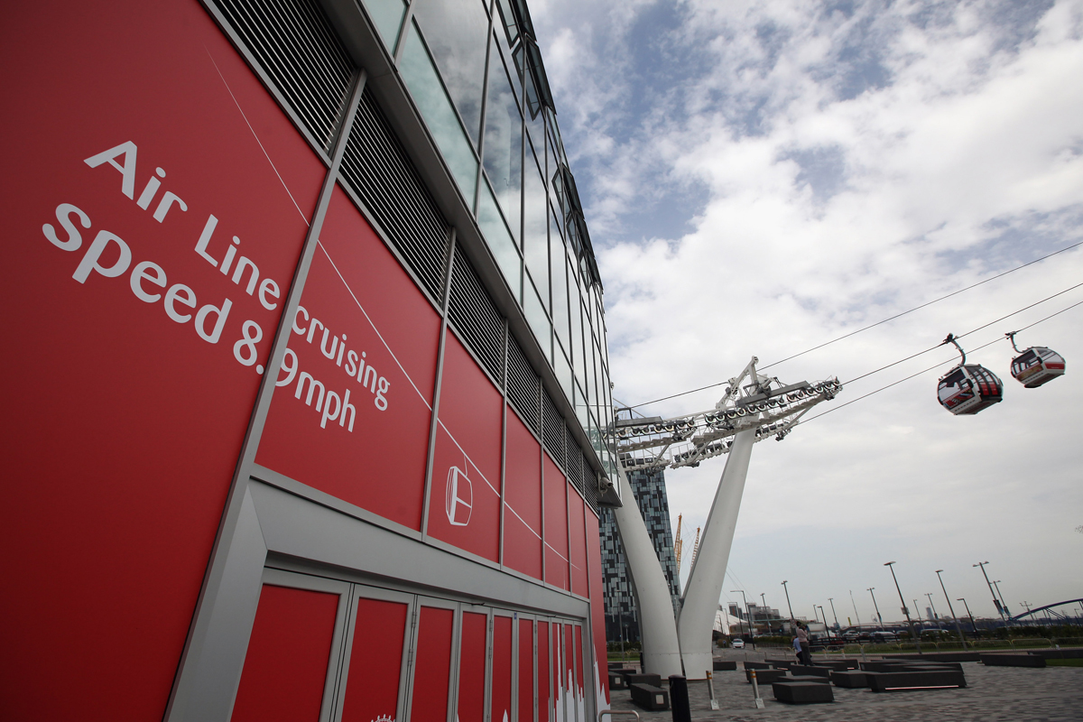 Канатная дорога Emirates Air Line, Лондон, Великобритания, Европа