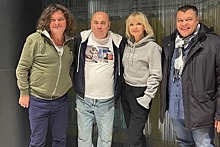 Певица Валерия, Пригожин и Паскаль случайно встретились в аэропорту Новосибирска