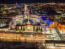 Новый пешеходный мост у вокзала в Петрозаводске показали с квадрокоптера 