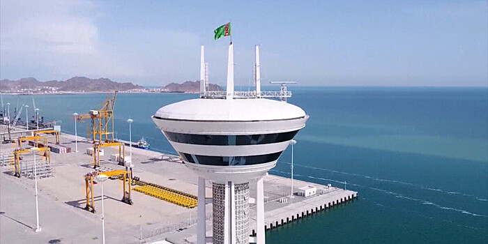 Морской маршрут Туркменбаши – Баку запустили в Туркменистане