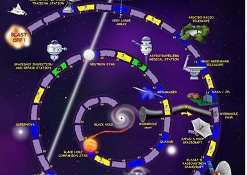 NASA выпустило настольную игру по чёрным дырам к «Чёрной пятнице»