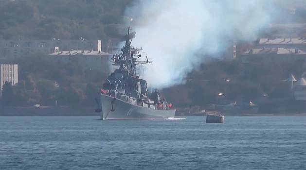 Сторожевой корабль ЧФ «Сметливый» вышел из Севастополя в Средиземное море