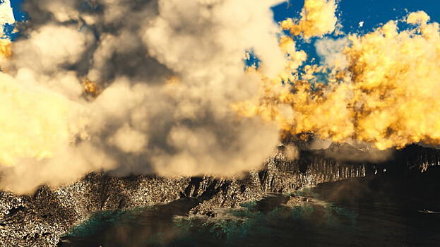 Извержение вулкана Тонга может ускорить глобальное потепление