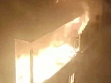 Унесший жизнь москвички пожар в квартире многоэтажки попал на видео