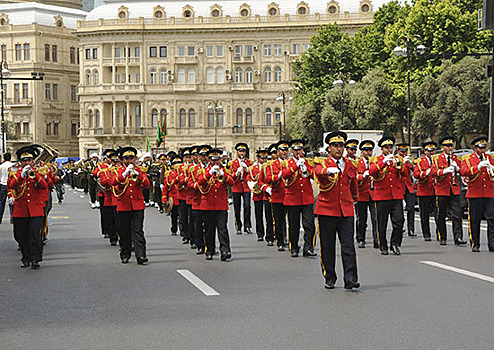 Азербайджанский военный оркестр впервые выступит на «Спасской башне» в 2019 г.