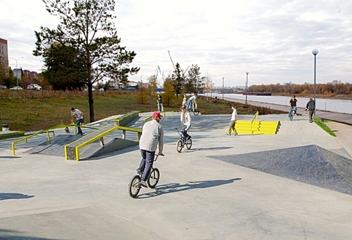 В Омске предлагают построить скейт-парк на Иртышской набережной 